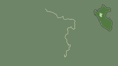 San Martin, Peru, boşaltılmış ve izole edilmiş. Uydu