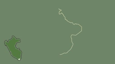 Tacna, Peru, çıkarıldı ve izole edildi. Uydu