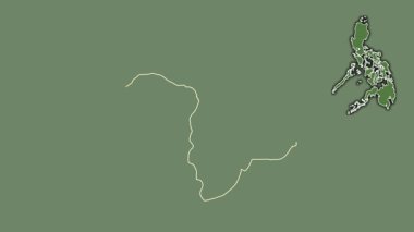 Aklan, Filipinler, boşaltılmış ve izole edilmiş. Uydu