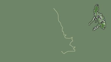 Filipinler 'in Agusan del Sur kenti, boşaltıldı ve izole edildi. Uydu