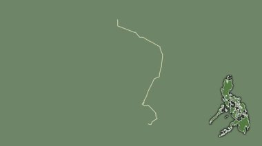 Apayao, Filipinler, boşaltılmış ve izole edilmiş. Uydu