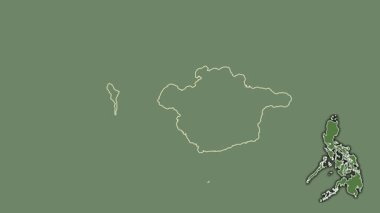 Basilan, Filipinler, boşaltılmış ve izole edilmiş. Uydu