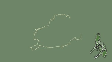 Bohol, Filipinler, boşaltılmış ve izole edilmiş. Uydu