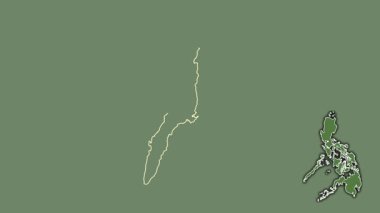 Cebu, Filipinler, boşaltılmış ve izole edilmiş. Uydu