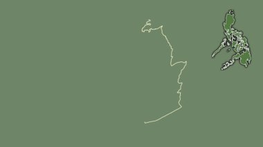 Cavite, Filipinler, boşaltılmış ve izole edilmiş. Uydu