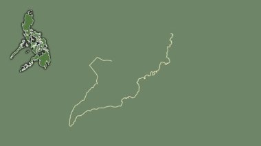 Iloilo, Filipinler, boşaltılmış ve izole edilmiş. Uydu