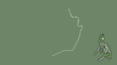 Isabela, Filipinler, boşaltılmış ve izole edilmiş. Uydu