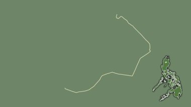 Kalinga, Filipinler, boşaltılmış ve izole edilmiş. Uydu