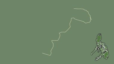 Lanao del Norte, Filipinler, boşaltılmış ve izole edilmiş. Uydu