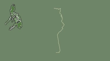 La Union, Filipinler, boşaltılmış ve izole edilmiş. Uydu