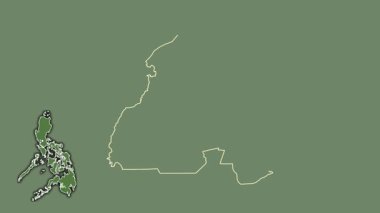 Maguindanao, Filipinler, boşaltılmış ve izole edilmiş. Uydu