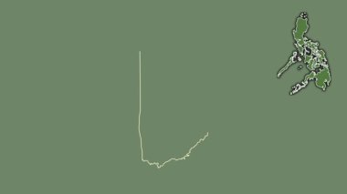 Misamis Occidental, Filipinler, çıkarılmış ve izole edilmiş. Uydu