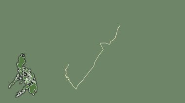 Negros Occidental, Filipinler, çıkarılmış ve izole edilmiş. Uydu