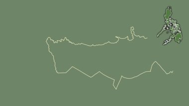 Kuzey Samar, Filipinler, boşaltılmış ve izole edilmiş. Uydu