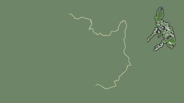 Kuzey Cotabato, Filipinler, boşaltılmış ve izole edilmiş. Uydu