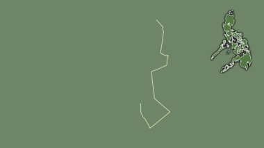 Nueva Vizcaya, Filipinler, çıkarıldı ve izole edildi. Uydu