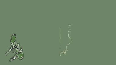 Doğulu Mindoro, Filipinler, dışlanmış ve izole edilmiş. Uydu