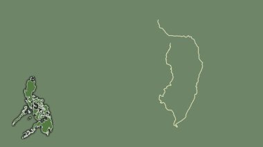 Sarangani, Filipinler, boşaltılmış ve izole edilmiş. Uydu