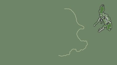 Siquijor, Filipinler, boşaltılmış ve izole edilmiş. Uydu