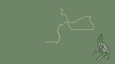 Sultan Kudarat, Filipinler, sürüldü ve izole edildi. Uydu