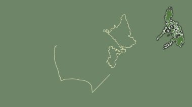 Surigao del Norte, Filipinler, boşaltılmış ve izole edilmiş. Uydu