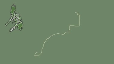 Zamboanga del Norte, Filipinler, boşaltılmış ve izole edilmiş. Uydu