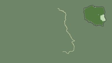 Lublin, Polonya, dışlanmış ve izole edilmiş. Uydu