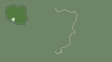 Opole, Polonya, çıkarılmış ve izole edilmiş. Uydu