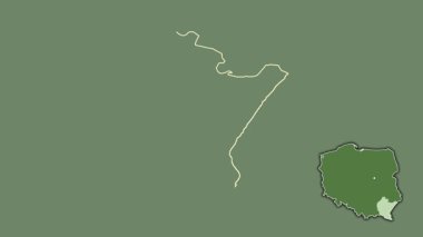 Subcarpathian, Polonya, çıkarılmış ve izole edilmiş. Uydu