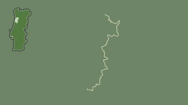 Aveiro, Portekiz, sürülmüş ve izole edilmiş. Uydu