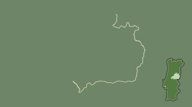 Castelo Branco, Portekiz, dışlanmış ve izole edilmiş. Uydu