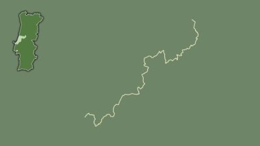 Leiria, Portekiz, dışlanmış ve izole edilmiş. Uydu