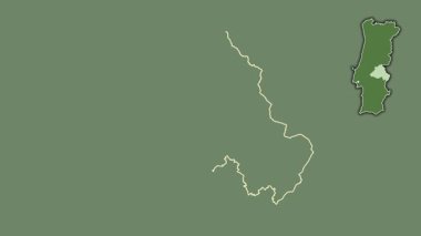 Portalegre, Portekiz, boşaltılmış ve izole edilmiş. Uydu