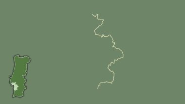 Yerleşik, Portekiz, çıkarılmış ve izole edilmiş. Uydu