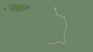 Aguada, Porto Riko, dışlanmış ve izole edilmiş. Uydu