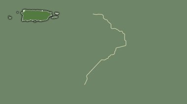 Aguadilla, Porto Riko, dışlanmış ve izole edilmiş. Uydu