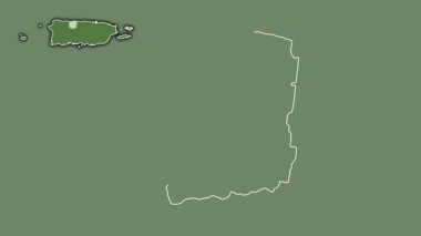 Arecibo, Porto Riko, dışlanmış ve izole edilmiş. Uydu