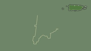 Barceloneta, Porto Riko, dışlanmış ve izole edilmiş. Uydu