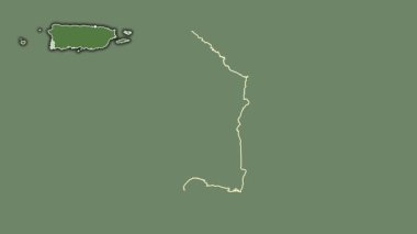 Cabo Rojo, Porto Riko, dışlanmış ve izole edilmiş. Uydu