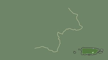 Cayey, Porto Riko, dışlanmış ve izole edilmiş. Uydu