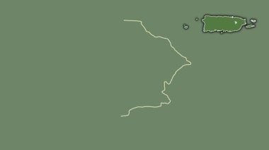 Gurabo, Porto Riko, dışlanmış ve izole edilmiş. Uydu