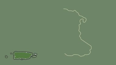 Hormigueros, Porto Riko, dışlanmış ve izole edilmiş. Uydu