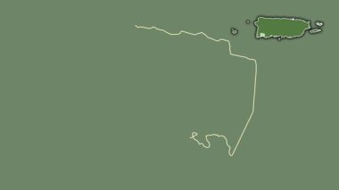 Lajas, Porto Riko, dışlanmış ve izole edilmiş. Uydu