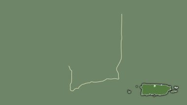 Manati, Porto Riko, dışlanmış ve izole edilmiş. Uydu