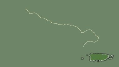 Maunabo, Porto Riko, dışlanmış ve izole edilmiş. Uydu