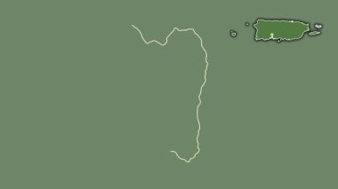 Penuella, Porto Riko, dışlanmış ve izole edilmiş. Uydu