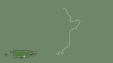 Salinas, Porto Riko, dışlanmış ve izole edilmiş. Uydu