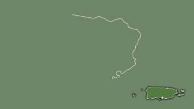 Santa Isabel, Porto Riko, soyutlanmış ve soyutlanmış. Uydu