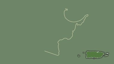 Toa Baja, Porto Riko, dışlanmış ve izole edilmiş. Uydu