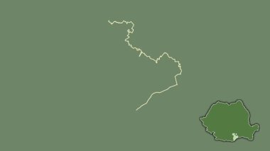 Romanya 'nın Giurgiu kenti, dışlanmış ve izole edilmiş. Uydu